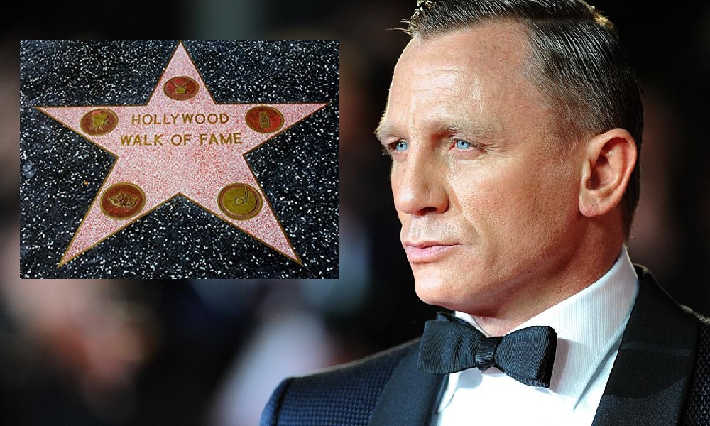 Walk of Fame Daniel Craig Tepat di Samping Roger Moore