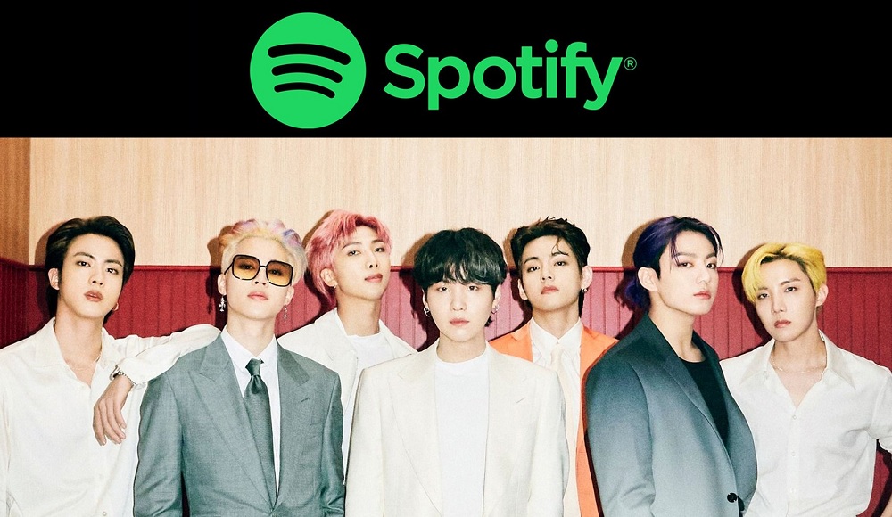 BTS Cetak Rekor 45 juta Pendengar/Bulan di Spotify