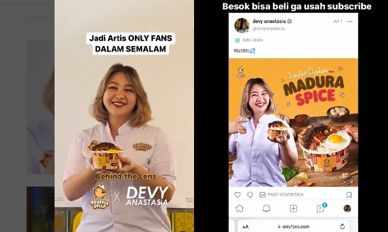 Fakta Devy Anastasia, Jebolan Master Chef Indonesia yang Kelabui Publik dengan Akun OnlyFans-nya