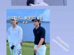 303a-SS Max Changmin NCT dan Minho SHINee bermain golf