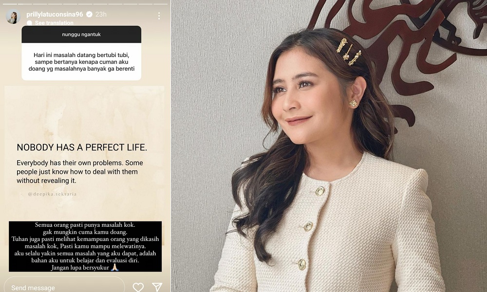 Prilly Latuconsina: Jadikan Masalah Sebagai Bahan untuk Belajar dan Evaluasi Diri