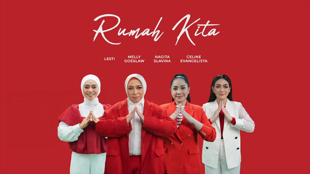 Hadirkan Kisah Menyentuh, Melly Goeslaw, Lesti Kejora, Celine Evangelista, dan Nagita Slavina Bawakan Remake Lagu "Rumah Kita"