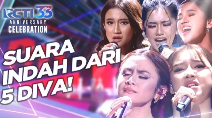 Kolaborasi 5 Diva, Begini Kerennya Penampilan Lyodra, Tiara Andini, Mahalini, Ziva Magnolya, dan Keisya Levronka Bawakan Medley Lagu Andalan