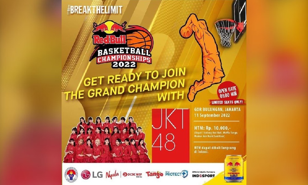 JKT48 Akan Meriahkan Redbull Basketball Champions 2022