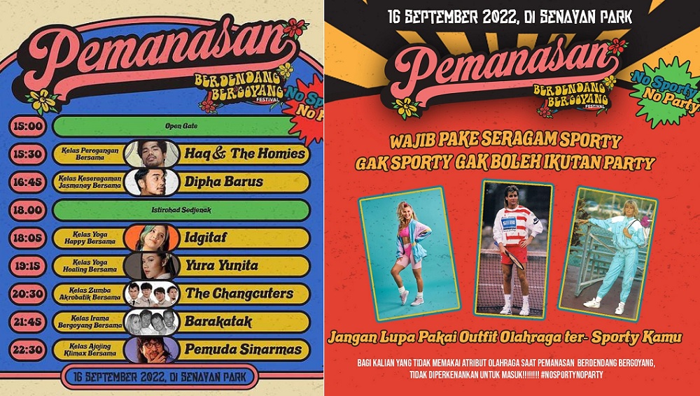 Pemanasan Berdendang Bergoyang Festival