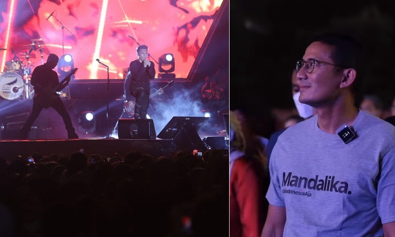 Konser NOAH dan Sandiaga Uno