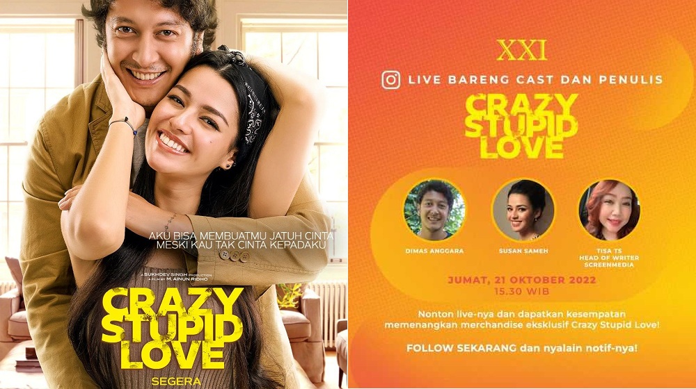 XXI Gelar Live Bareng Dimas Anggara, Susan Sameeh, dan Tisa TS di Instagram, Ada Hadiah Menarik Lho