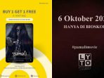 Tiket “Pamali” Buy 1 Get 1 Tanggal 6-9 Oktober 2022