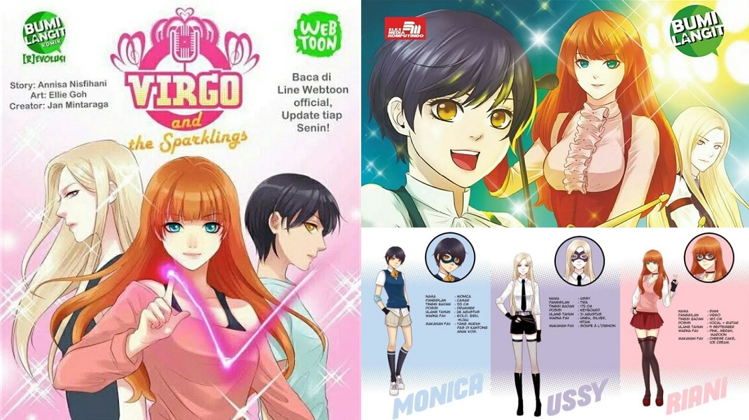"Virgo and the Sparklings", Webtoon Populer Indonesia Pertama yang Diadaptasi ke Drama Korea