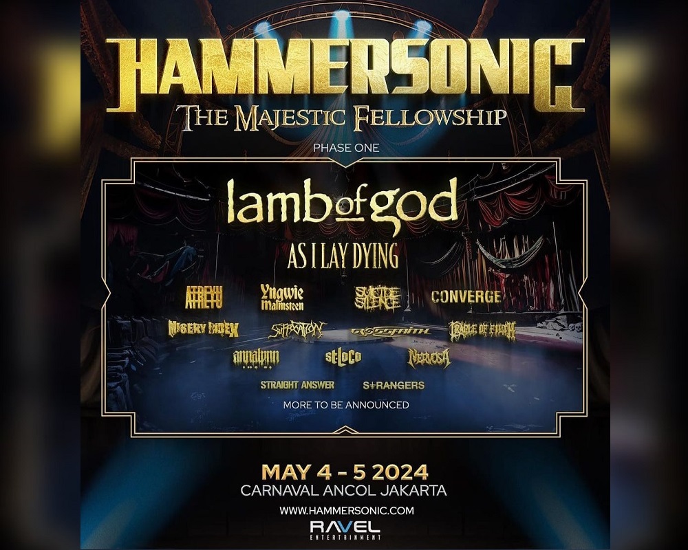 Ada Lamb of God Hingga Converge, Hammersonic Festival 2024 Umumkan Daftar Penampil