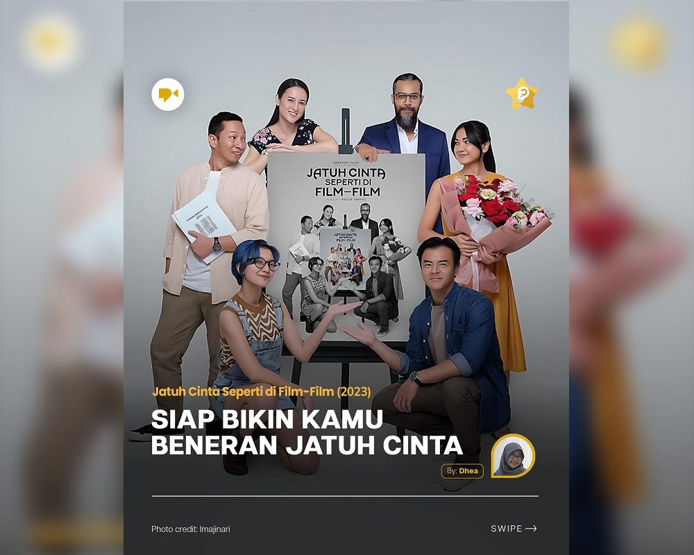 Disambut Antusias Penonton, ‘Jatuh Cinta Seperti di Film-Film’ Akan Tayang di Netflix