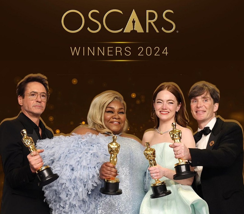 Daftar Lengkap Penerima Piala Oscar 2024, ‘Oppenheimer’ Raih Penghargaan Terbanyak