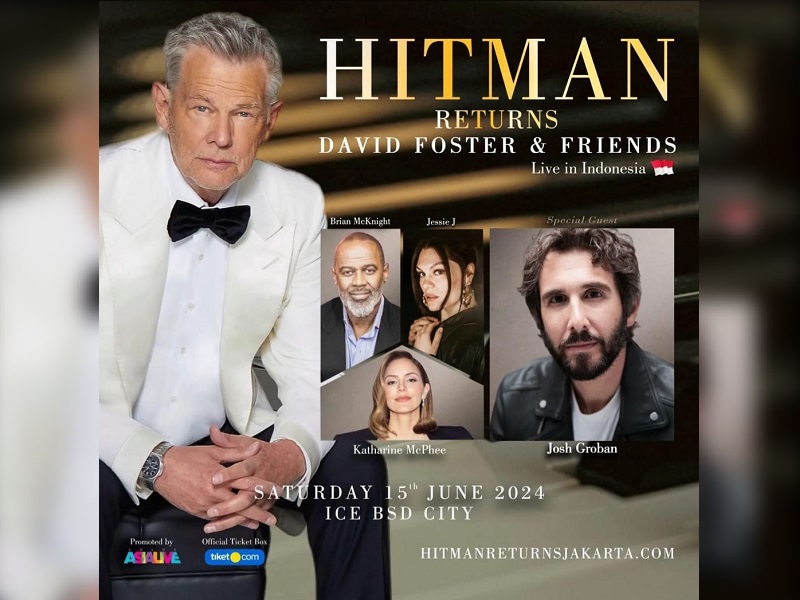 David Foster & Friends Siap Gelar Konser di Jakarta, Ini Daftar Harganya!