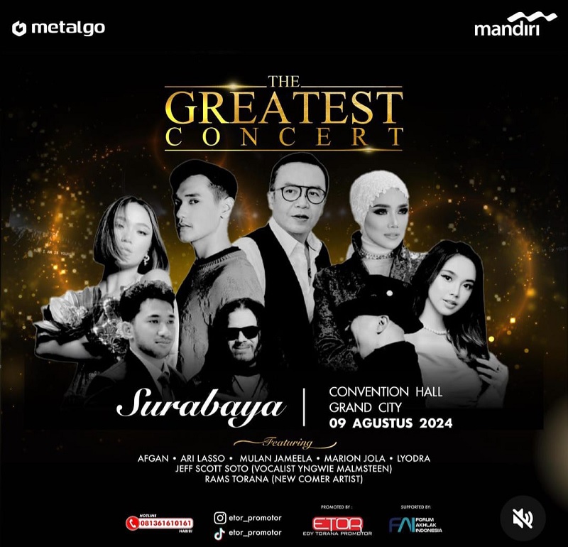 Ari Lasso Hingga Jeff Scott Soto Siap Meriahkan Konser Mahakarya Ahmad Dhani ‘The Greatest Concert'