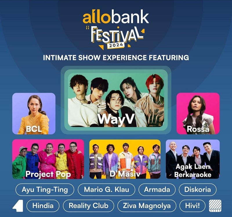 Ada BCL hingga D'MASIV, Ini Lineup Allobank Festival 2024 Day 2