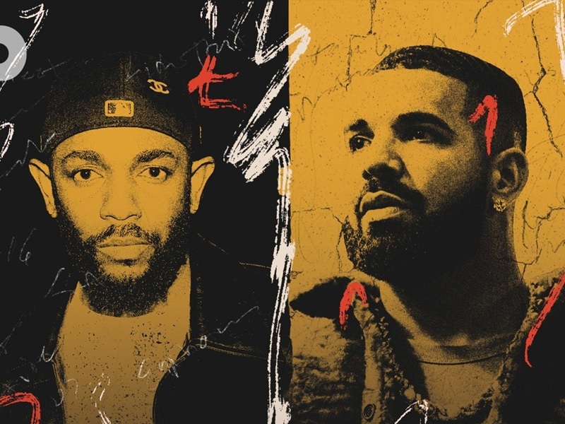 Drake dan Kendrick Lamar Dominasi Tangga Lagu Hot Rap Billboard Songs Chart