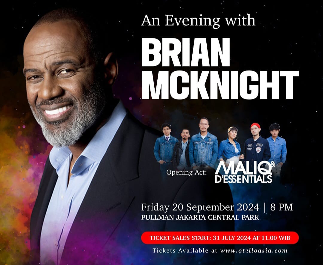 Brian McKnight Siap Konser di Jakarta Bulan September, Tiket Termurah Rp800 Ribu