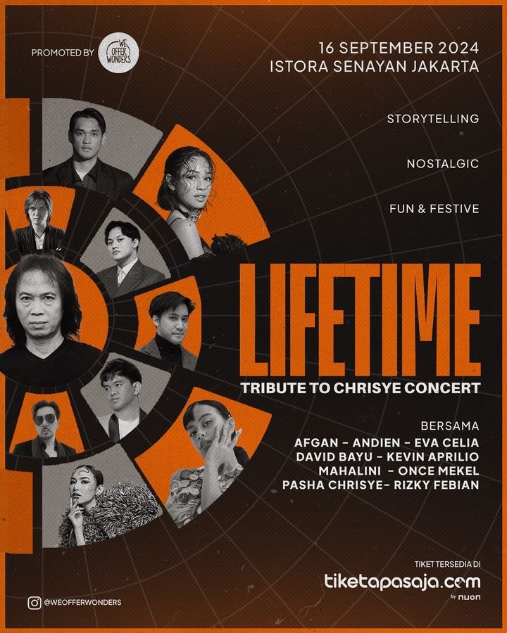 Harga Tiket Konser Lifetime Tribute To Chrisye, Diramaikan Afgan hingga Rizky Febian