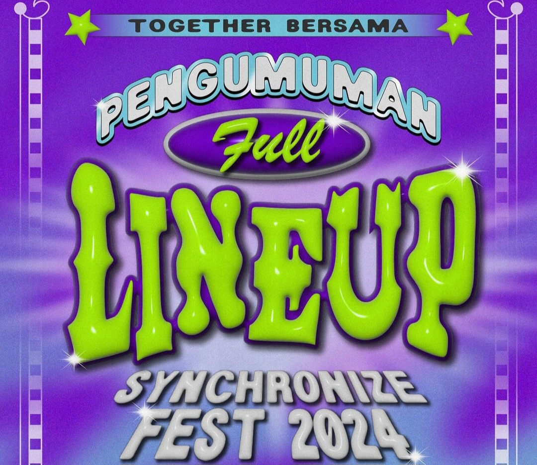 Dimeriahkan 160 Musisi, Ini Daftar Lineup Penampil Synchronize Fest 2024