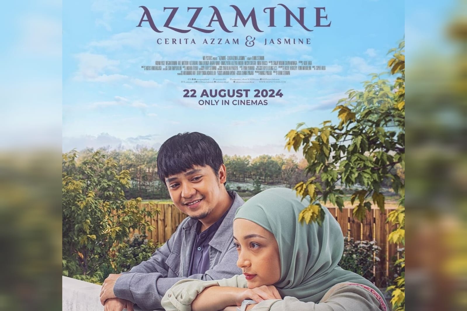 Tayang 22 Agustus! Arbani Yasiz dan Megan Domani Tampil Memukau di Film ‘Azzamine’