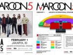 List Harga Tiket Konser Maroon 5 di Jakarta, Catat Jadwalnya!