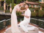 Al Ghazali Lamar Alyssa Daguise dengan Romantis di Lake Como, Italy