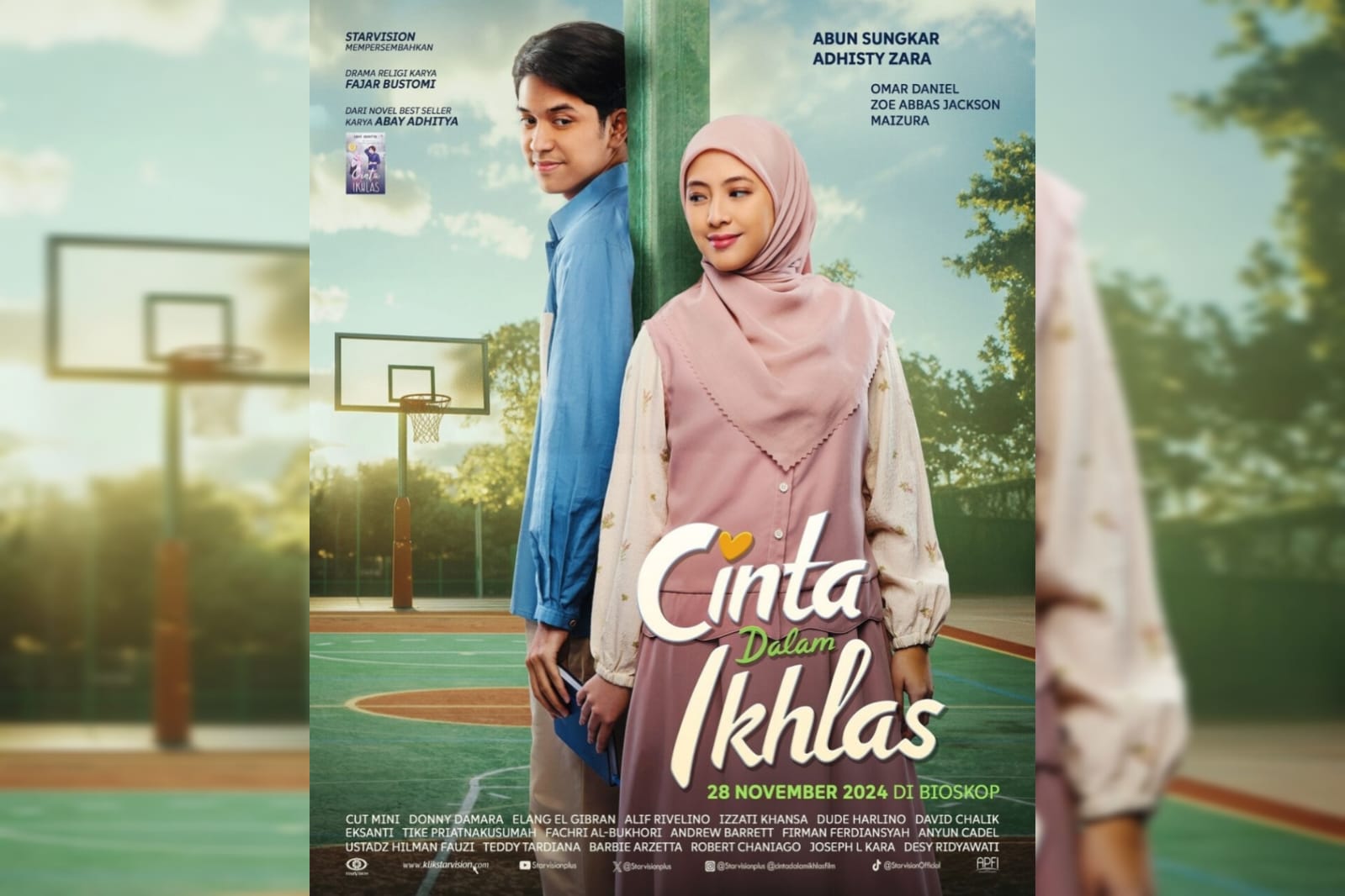 Dibintangi Adhisty Zara dan Abun Sungkar, Film ‘Cinta dalam Ikhlas’ Rilis Official Poster