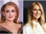 Penuh Haru, Adele Peluk Celine Dion Saat Bertemu di Las Vegas Residency