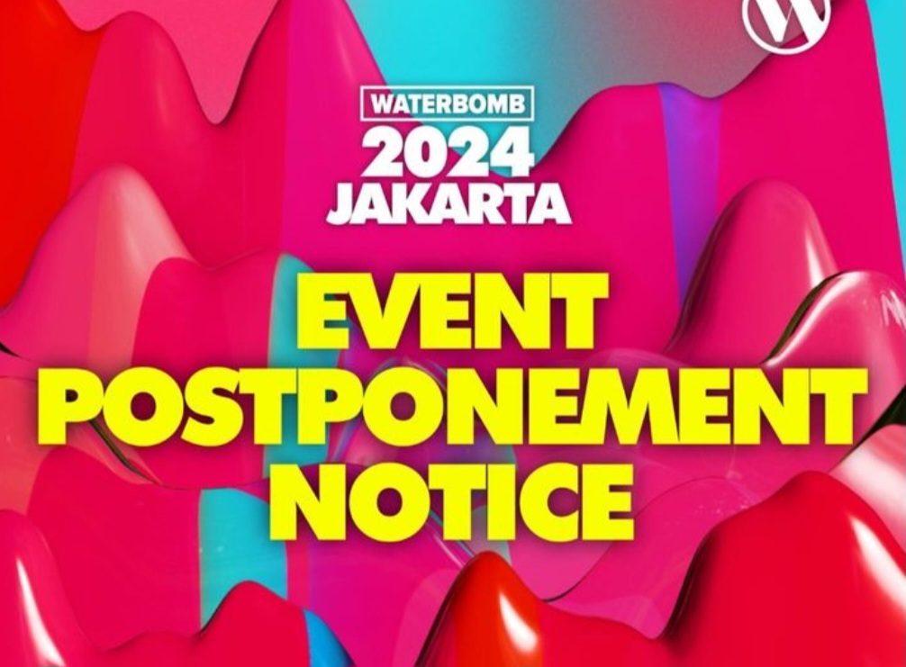 Festival Musik 'Waterbomb Jakarta 2024' Ditunda Hingga Tahun 2025