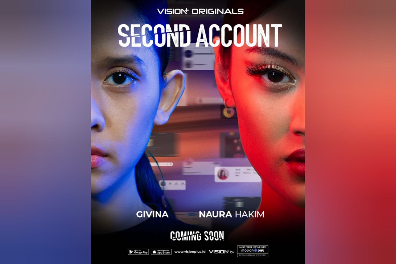 Dibintangi Givina, Series Bertajuk ‘Second Account’ Rilis Teaser Poster