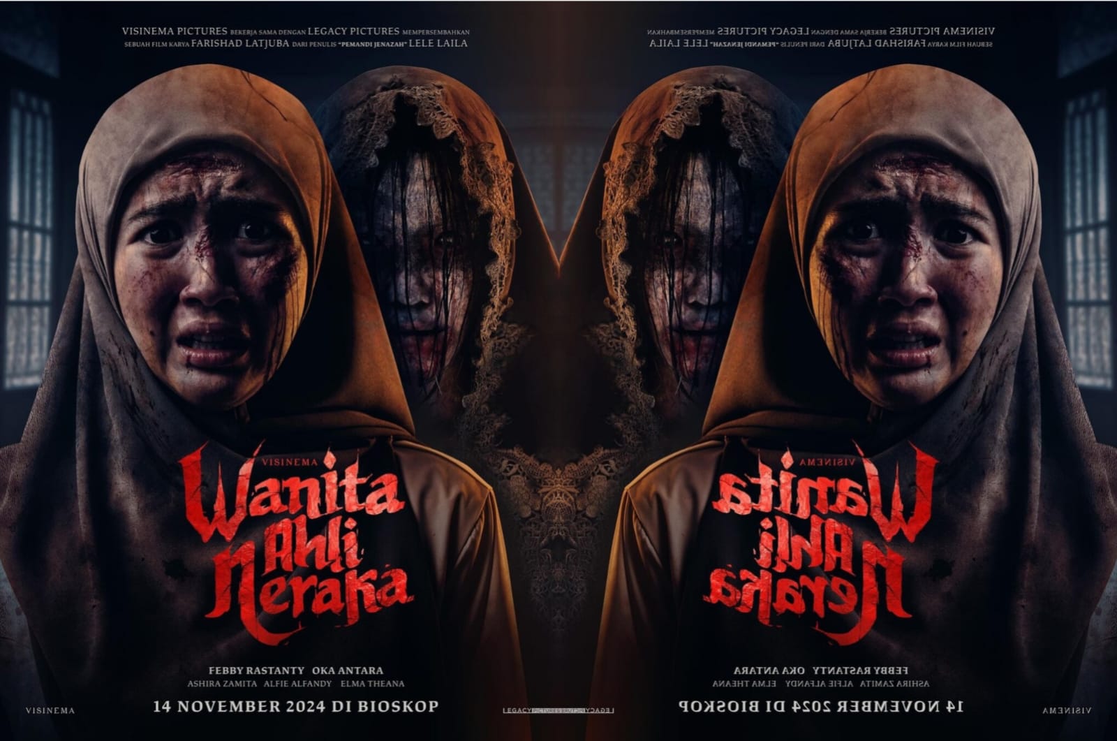 Dibintangi Febby Rastanty, Film ‘Wanita Ahli Neraka’ Rilis Teaser Poster