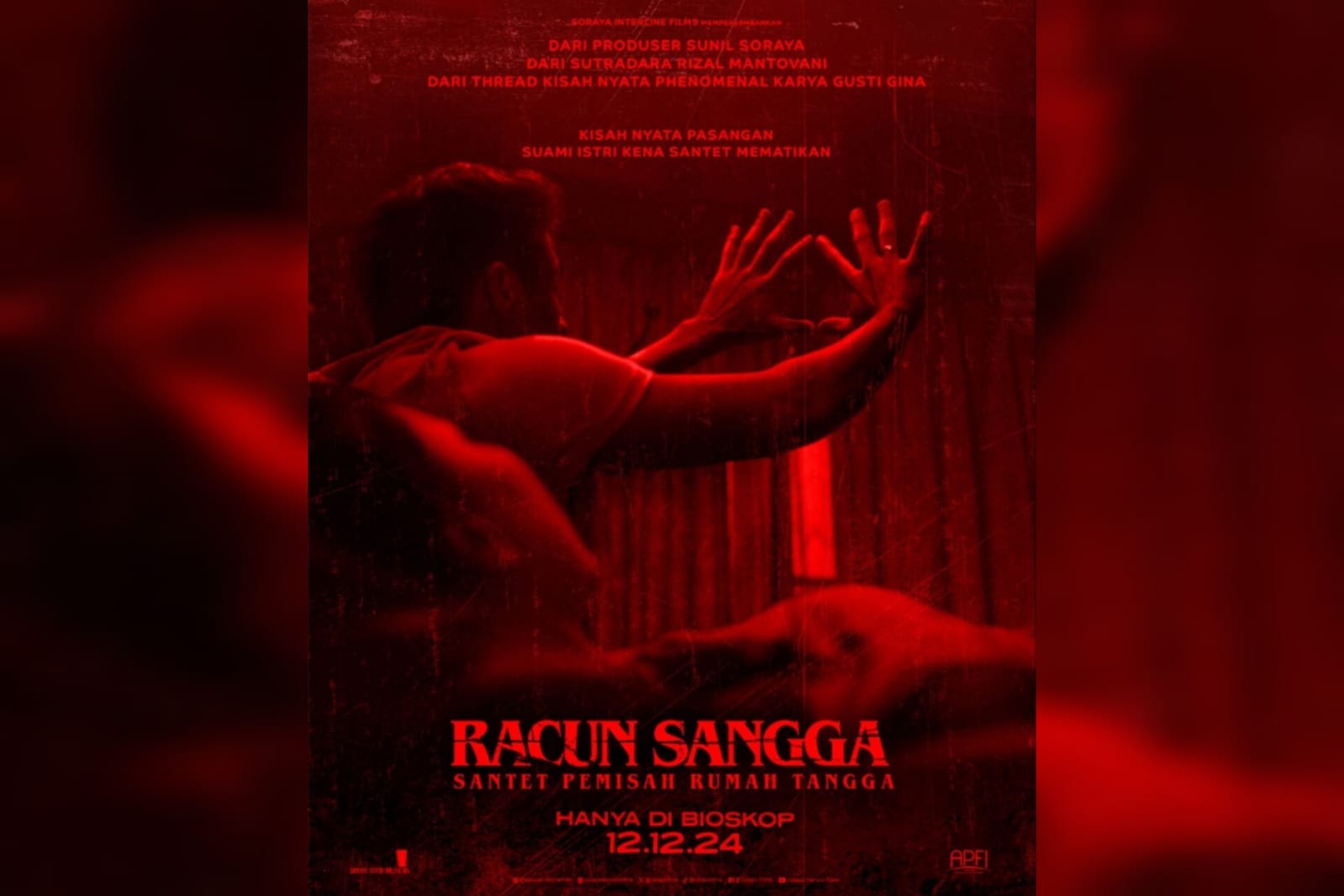 Dibintangi Fahad Haydra, Film ‘Racun Sangga: Santet Pemisah Rumah Tangga’ Rilis Official Teaser Poster