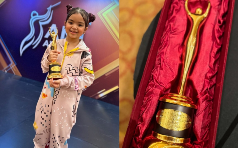 Mazaya Amania Raih Penghargaan Artis Solo Anak-anak Terbaik di AMI Awards 2024