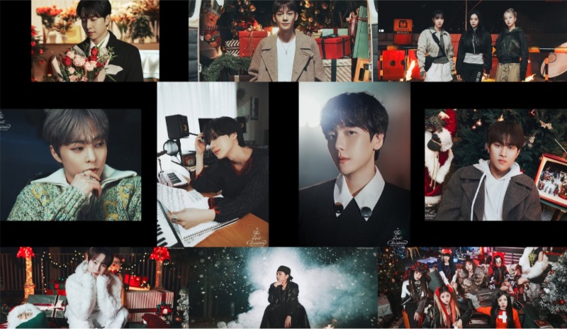 One Hundred Bagikan Teaser Taemin, Baekhyun, Hingga VIVIZ Jelang Perilisan Album 'The Last Christmas'