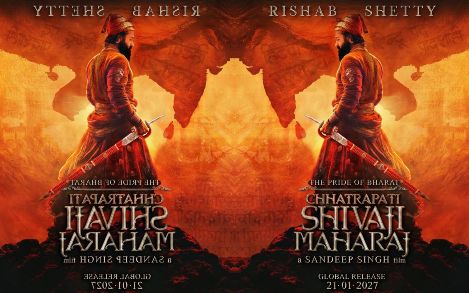 Rishab Shetty Siap Perankan Tokoh Utama di Film Baru Bertajuk ‘The Pride of Bharat - Chhatrapati Shivaji Maharaj’