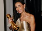 Demi Moore Bahagia Dapat Penghargaan Perdana di Golden Globes