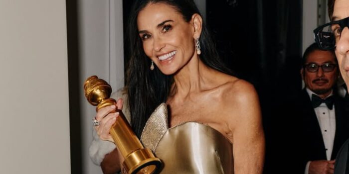 Demi Moore Bahagia Dapat Penghargaan Perdana di Golden Globes