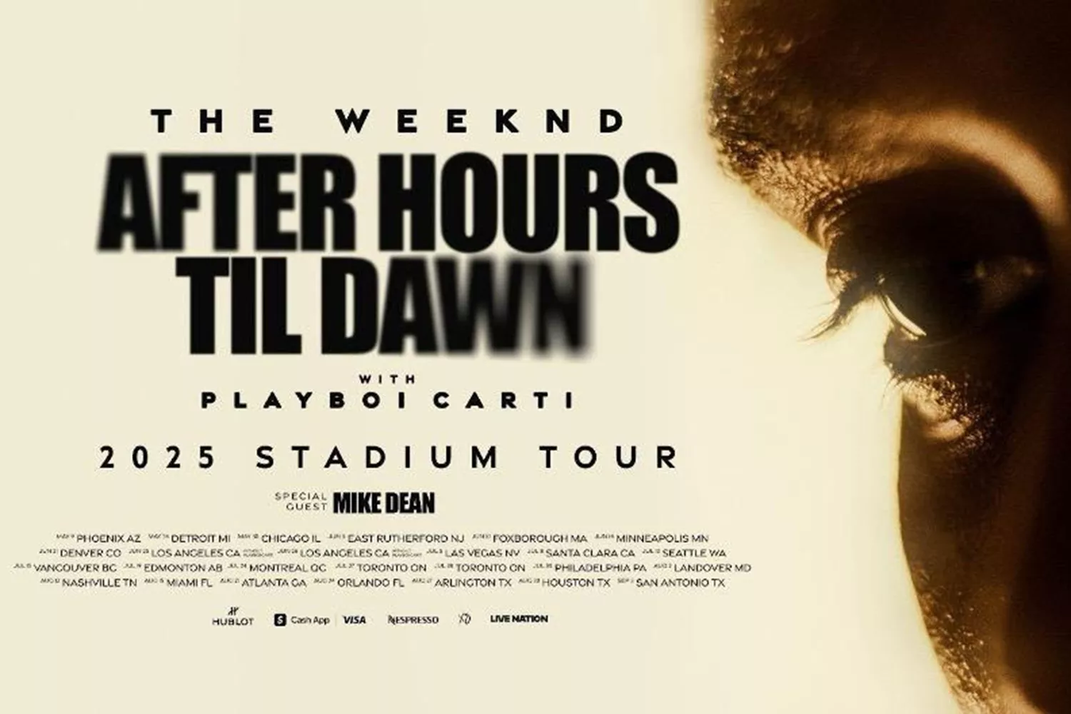 Tur The Weeknd ‘After Hours til Dawn’ Akan Mulai 9 Mei, Ini Jadwal Lengkapnya